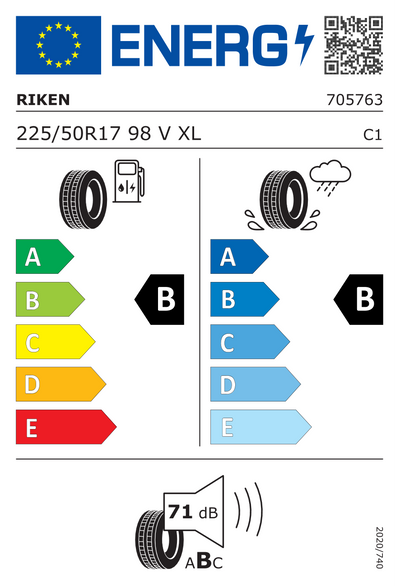 Riken 225 50 17